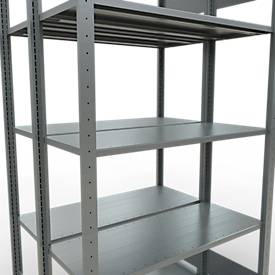 SCHULTE Lagertechnik - Stecks.Doppelgrundregal Typ 150 - 2000x1000x2x400 mm verz.2x5 Böden