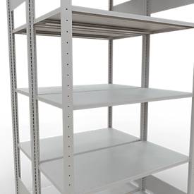 SCHULTE Lagertechnik - Stecks.Doppelgrundregal Typ 150 - 2000x1000x2x500 mm 2x5 Böden