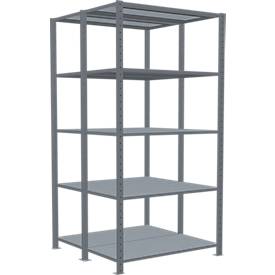 SCHULTE Lagertechnik - Stecks.Doppelgrundregal Typ 150 - 2000x1000x2x500 mm verz.2x5 Böden