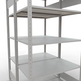 SCHULTE Lagertechnik - Stecks.Doppelgrundregal Typ 150 - 2000x1000x2x600 mm 2x5 Böden