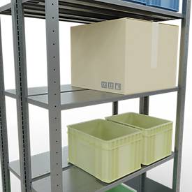 SCHULTE Lagertechnik - Stecks.Doppelgrundregal Typ 150 - 2000x1000x300 mm verz. 2x5 Böden