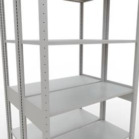 SCHULTE Lagertechnik - Stecks.Doppelgrundregal Typ 150 - 2500x1000x2x400 mm 2x6 Böden