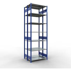 SCHULTE Lagertechnik - Stecks.Doppelgrundregal Typ 150 - 3000x1000x2x400 mm 2x7 Böden