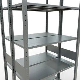 SCHULTE Lagertechnik - Stecks.Doppelgrundregal Typ 150 - 3000x1000x2x400 mm verz.2x7 Böden