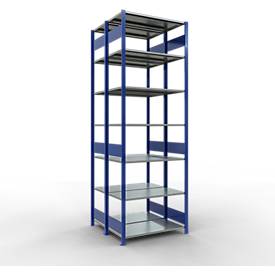 SCHULTE Lagertechnik - Stecks.Doppelgrundregal Typ 150 - 3000x1000x2x500 mm 2x7 Böden