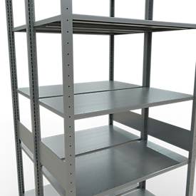 SCHULTE Lagertechnik - Stecks.Doppelgrundregal Typ 150 - 3000x1000x2x500 mm verz.2x7 Böden