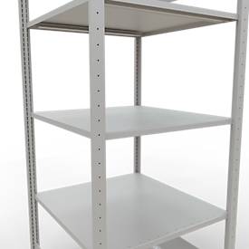 SCHULTE Lagertechnik - Stecks.Grundr. mit Längenriege - 2000x750x800 mm, Typ 150 kg