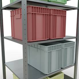 SCHULTE Lagertechnik - Stecks.Grundr.mit Längenriegel - 2000x1000x800 mm, Typ 150 kg