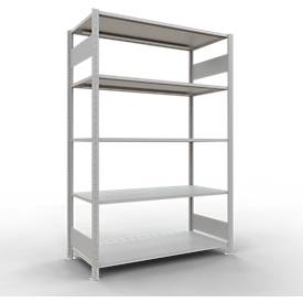 SCHULTE Lagertechnik - Stecks.Grundr. mit Längenriegel - 2000x1300x600 mm, Typ 150 kg