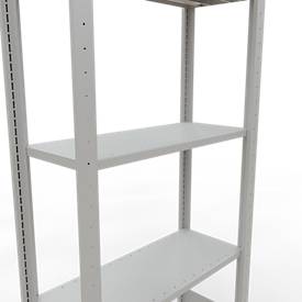 SCHULTE Lagertechnik - Stecks.Grundr. mit Längenriegel - 2000x750x300 mm, Typ 150 kg