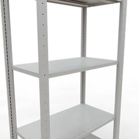 SCHULTE Lagertechnik - Stecks.Grundr. mit Längenriegel - 2000x750x400 mm, Typ 150 kg