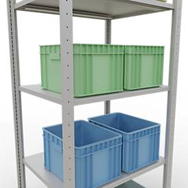 SCHULTE Lagertechnik - Stecks.Grundr. mit Längenriegel - 2000x750x600 mm, Typ 150 kg