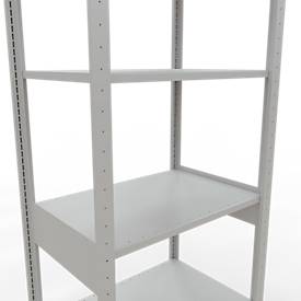 SCHULTE Lagertechnik - Stecks.Grundr. mit Längenriegel - 2500x 750x500 mmm, Typ 150 kg