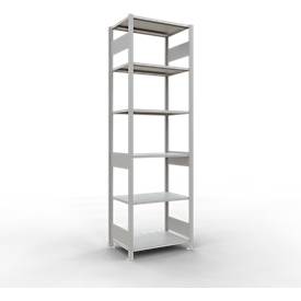 SCHULTE Lagertechnik - Stecks.Grundr. mit Längenriegel - 2500x 750x500 mmm, Typ 150 kg