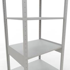 SCHULTE Lagertechnik - Stecks.Grundr. mit Längenriegel - 2500x 750x600 mm, Typ 150 kg