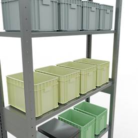SCHULTE Lagertechnik - Stecks.Grundr.mit Längenriegel - 2500x1000x300 mm, Typ 150 kg