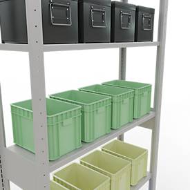 SCHULTE Lagertechnik - Stecks.Grundr.mit Längenriegel - 2500x1000x300 mm, Typ 150 kg