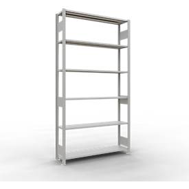 SCHULTE Lagertechnik - Stecks.Grundr. mit Längenriegel - 2500x1300x300 mm, Typ 150 kg