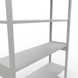 SCHULTE Lagertechnik - Stecks.Grundr. mit Längenriegel - 2500x1300x400 mm, Typ 150 kg