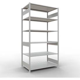 SCHULTE Lagertechnik - Stecks.Grundr. mit Längenriegel - 2500x1300x800 mm, Typ 150 kg