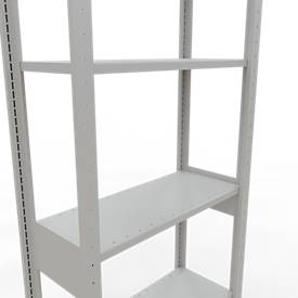 SCHULTE Lagertechnik - Stecks.Grundr. mit Längenriegel - 2500x750x300 mm, Typ 150 kg