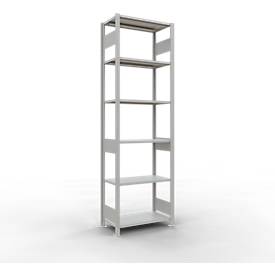 SCHULTE Lagertechnik - Stecks.Grundr. mit Längenriegel - 2500x750x400 mm, Typ 150 kg