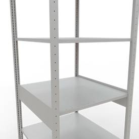 SCHULTE Lagertechnik - Stecks.Grundr. mit Längenriegel - 2500x750x800 mm, Typ 150 kg