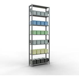 SCHULTE Lagertechnik - Stecks.Grundr.mit Längenriegel - 3000x1000x300 mm, Typ 150 kg