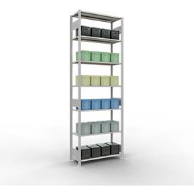 SCHULTE Lagertechnik - Stecks.Grundr.mit Längenriegel - 3000x1000x400 mm, Typ 150 kg