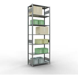 SCHULTE Lagertechnik - Stecks.Grundr.mit Längenriegel - 3000x1000x500 mm, Typ 150 kg