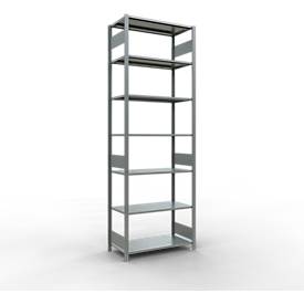 SCHULTE Lagertechnik - Stecks.Grundr.mit Längenriegel - 3000x1000x500 mm, Typ 150 kg