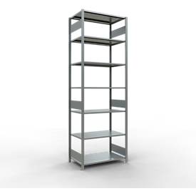 SCHULTE Lagertechnik - Stecks.Grundr.mit Längenriegel - 3000x1000x600 mm, Typ 150 kg