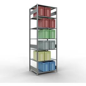 SCHULTE Lagertechnik - Stecks.Grundr.mit Längenriegel - 3000x1000x800 mm, Typ 150 kg