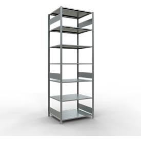 SCHULTE Lagertechnik - Stecks.Grundr.mit Längenriegel - 3000x1000x800 mm, Typ 150 kg