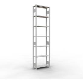 SCHULTE Lagertechnik - Stecks.Grundr. mit Längenriegel - 3000x750x300 mm, Typ 150 kg