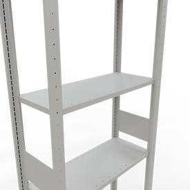 SCHULTE Lagertechnik - Stecks.Grundr. mit Längenriegel - 3000x750x300 mm, Typ 150 kg