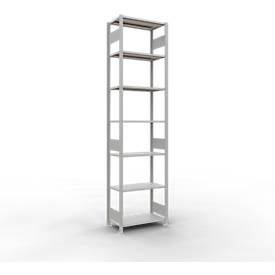 SCHULTE Lagertechnik - Stecks.Grundr. mit Längenriegel - 3000x750x400 mm, Typ 150 kg