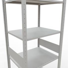 SCHULTE Lagertechnik - Stecks.Grundr. mit Längenriegel - 3000x750x600 mm, Typ 150 kg