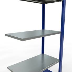 SCHULTE Lagertechnik - Stecksystem Anbauregal - 2000x 750x400 mm, Typ 150 kg