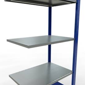SCHULTE Lagertechnik - Stecksystem Anbauregal - 2000x 750x500 mm, Typ 150 kg
