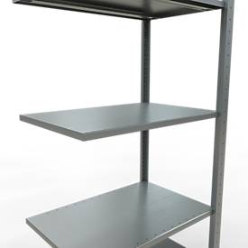 SCHULTE Lagertechnik - Stecksystem Anbauregal - 2000x 750x500 mm, Typ 150 kg