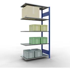 SCHULTE Lagertechnik - Stecksystem Anbauregal - 2000x1000x500 mm, Typ 150 kg