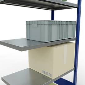 SCHULTE Lagertechnik - Stecksystem Anbauregal - 2000x1000x500 mm, Typ 250 kg