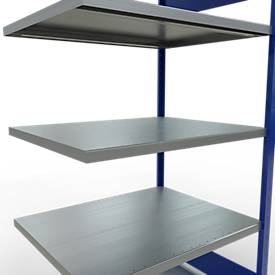 SCHULTE Lagertechnik - Stecksystem Anbauregal - 2000x1000x800 mm, Typ 250 kg