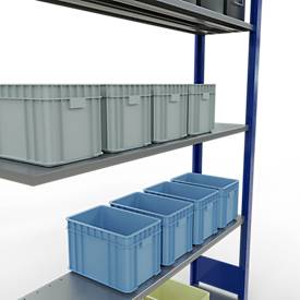 SCHULTE Lagertechnik - Stecksystem Anbauregal - 2000x1300x300 mm, Typ 150 kg