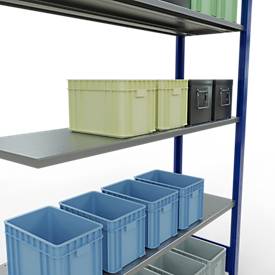 SCHULTE Lagertechnik - Stecksystem Anbauregal - 2000x1300x400 mm, Typ 150 kg