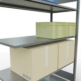 SCHULTE Lagertechnik - Stecksystem Anbauregal - 2000x1300x600 mm, Typ 150 kg