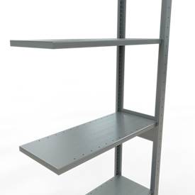 SCHULTE Lagertechnik - Stecksystem Anbauregal - 2500 x 750 x 300 mm, Typ 150 kg