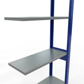 SCHULTE Lagertechnik - Stecksystem Anbauregal - 2500x 750x300 mm, Typ 150 kg