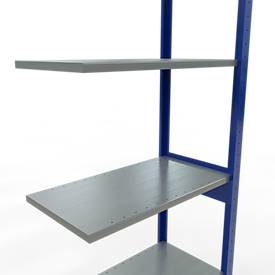 SCHULTE Lagertechnik - Stecksystem Anbauregal - 2500x 750x400 mm, Typ 150 kg